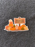 Welcome to the patch sticker