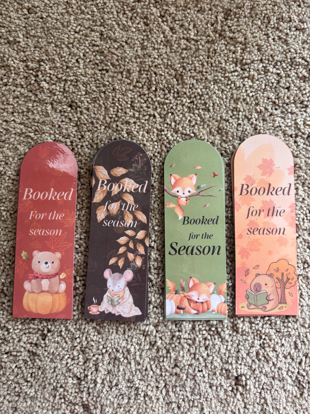 Booked for the season bookmark