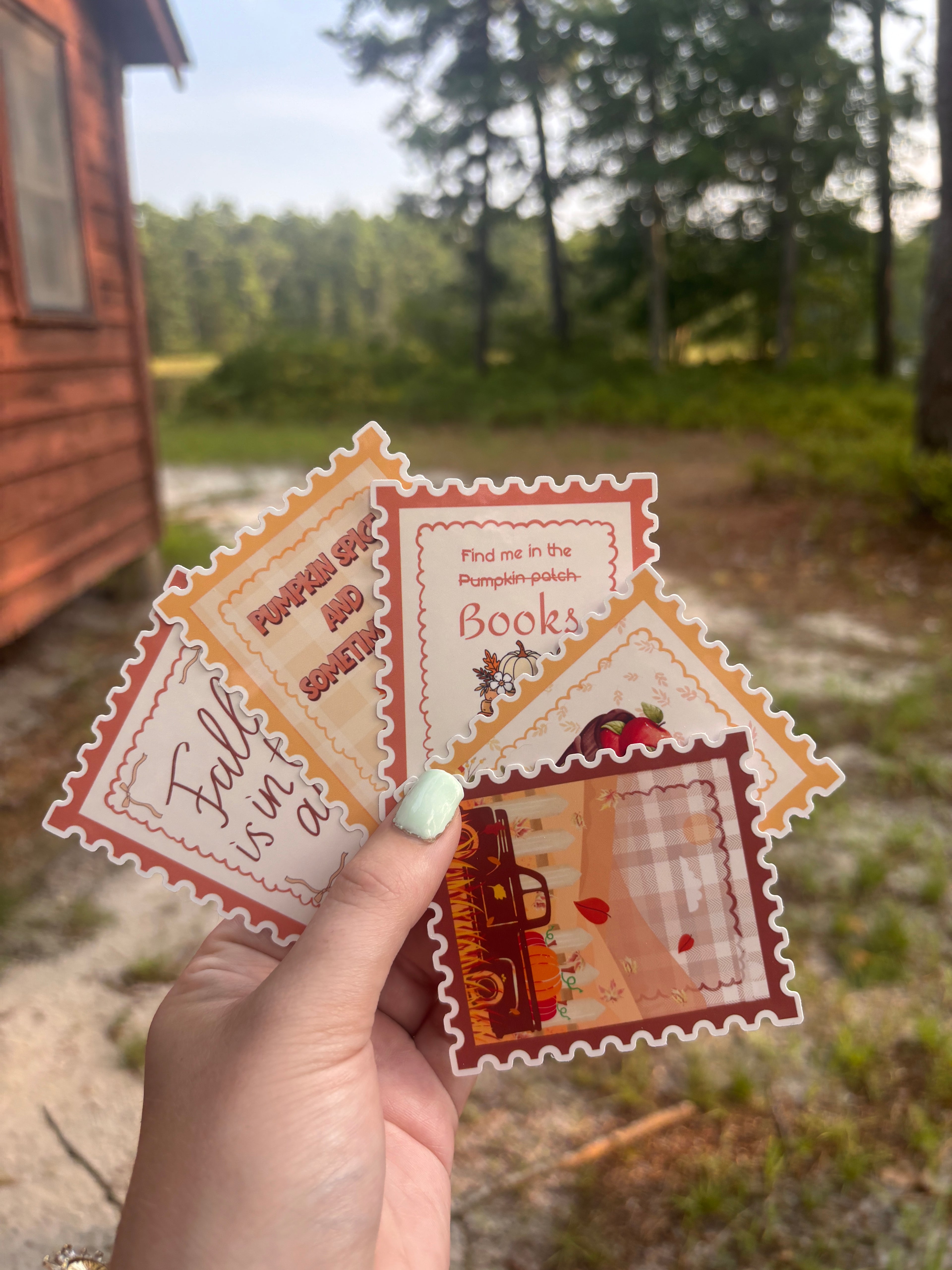 Fall stamp collection