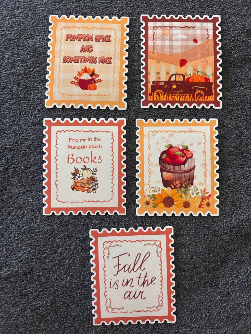 Fall stamp collection