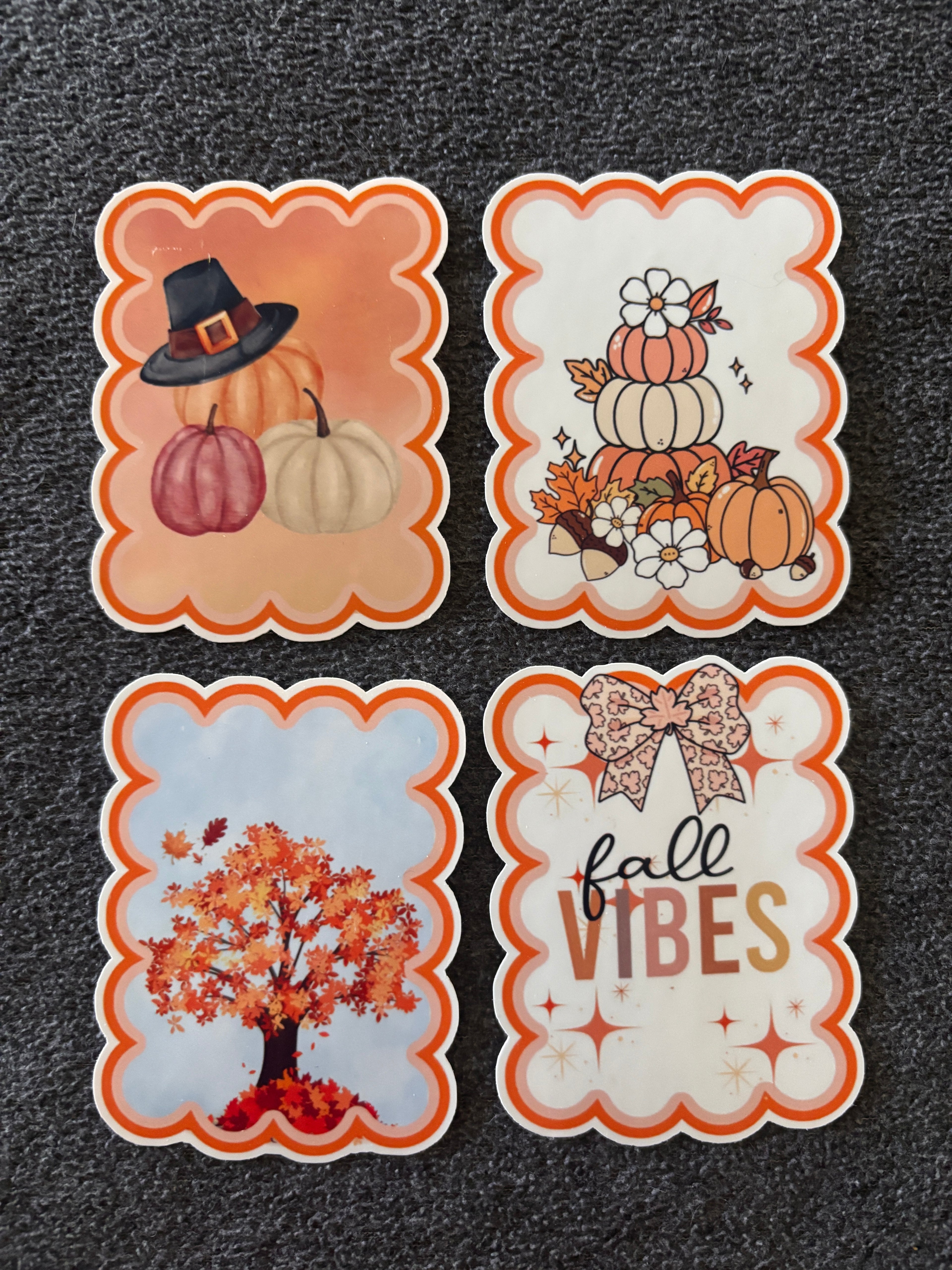 Fall sticker set