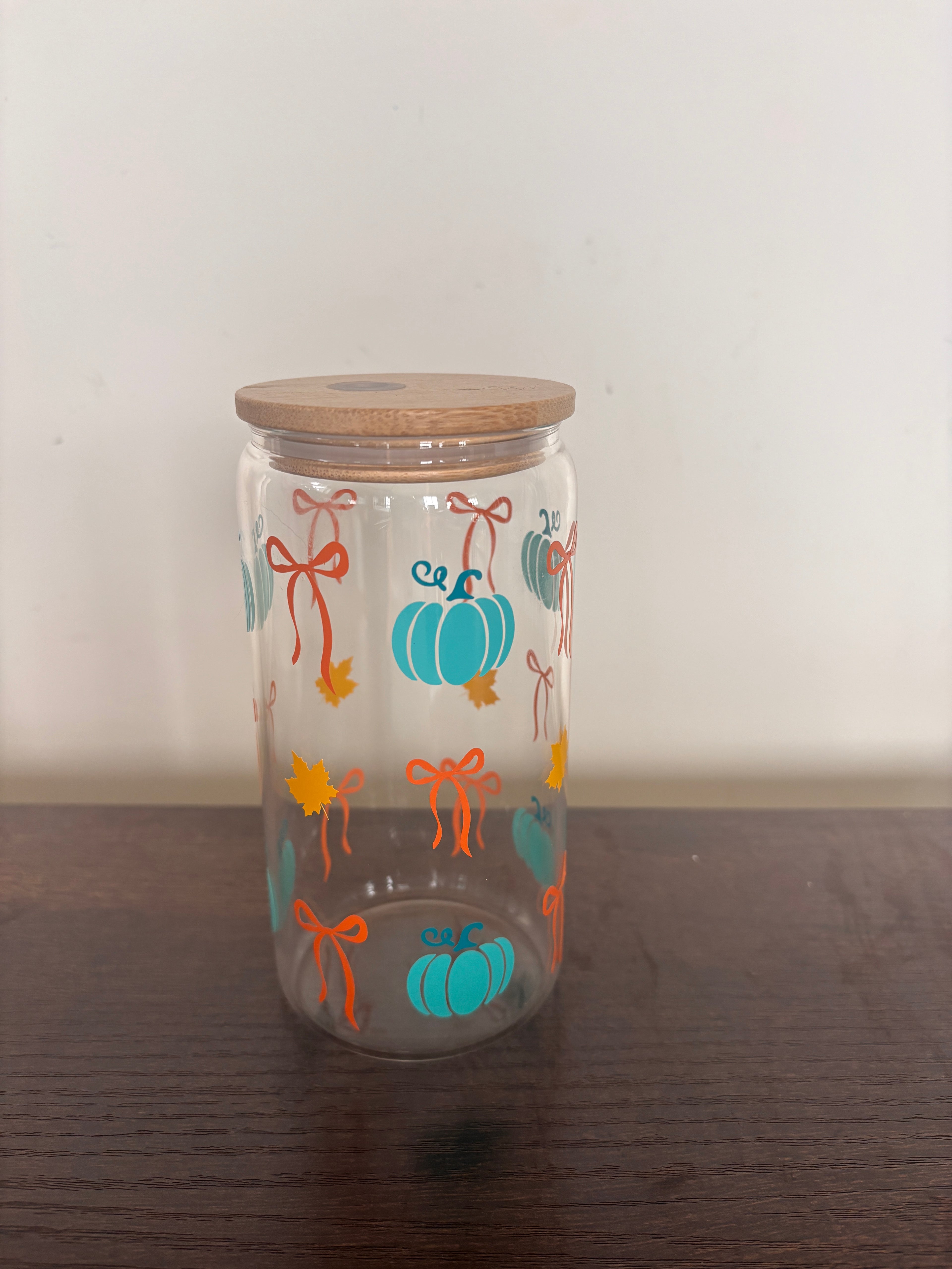 Pumpkins and bows tumbler