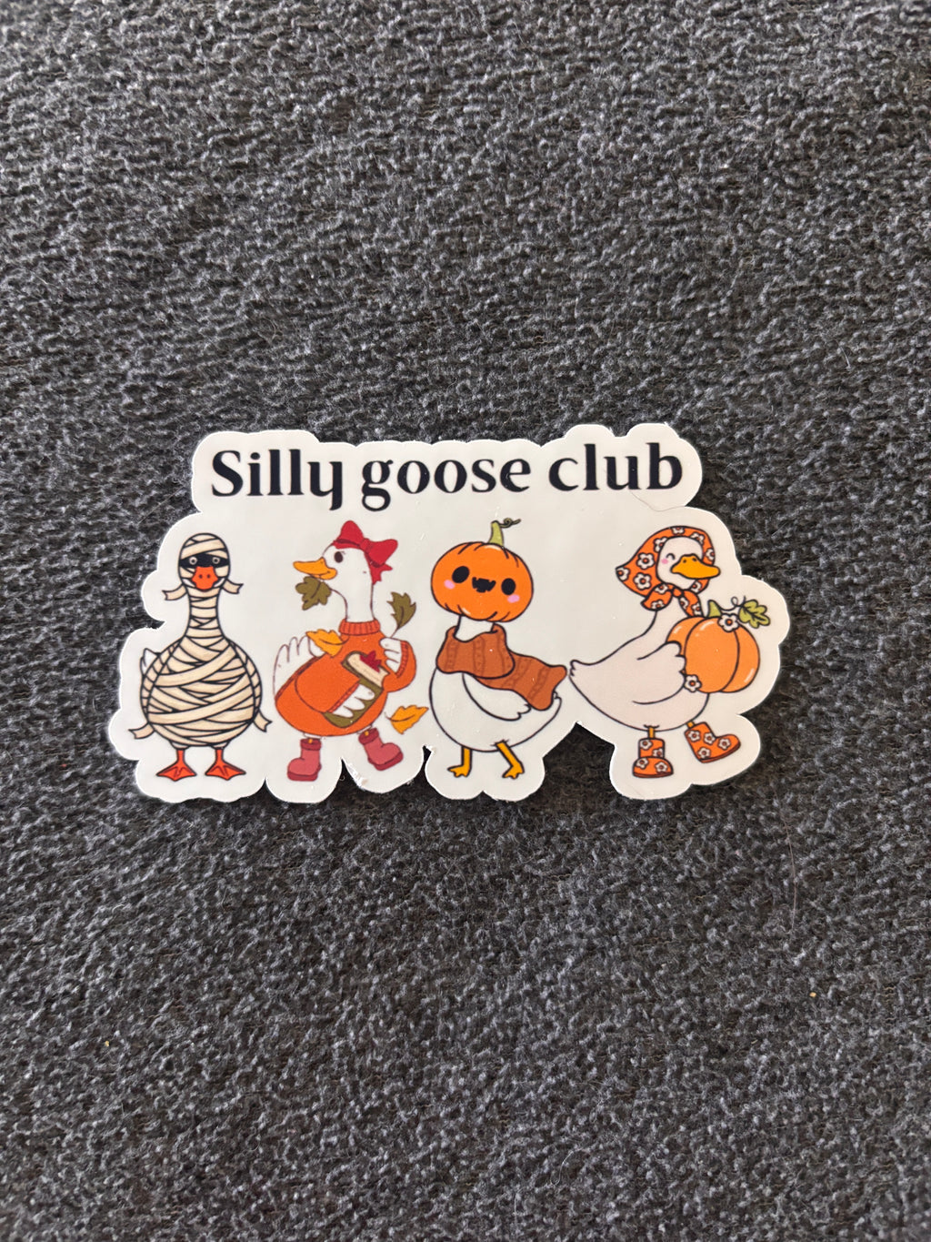 Silly goose club sticker