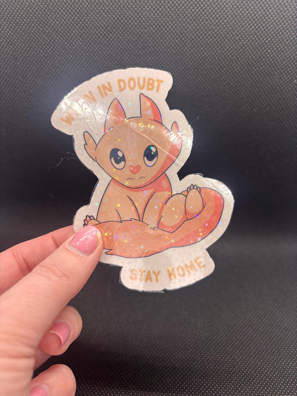 Sparkling Dragon Stickers with Glitter Top Coat – Funny & Cute Vinyl Sticker Set