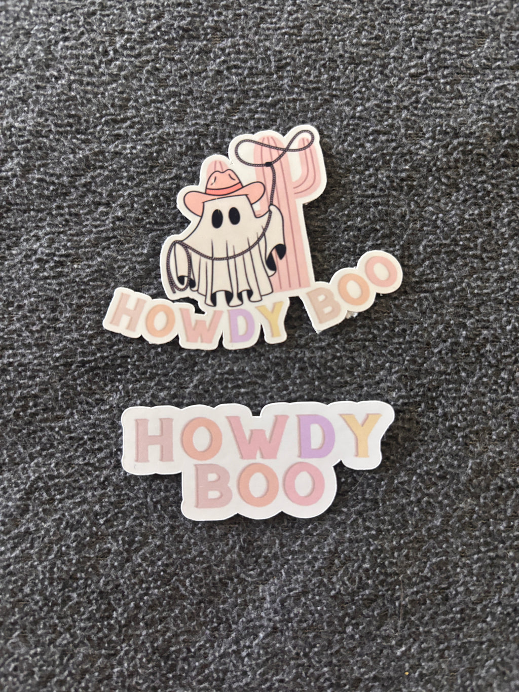 Howdy boo stickers
