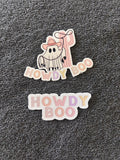 Howdy boo stickers