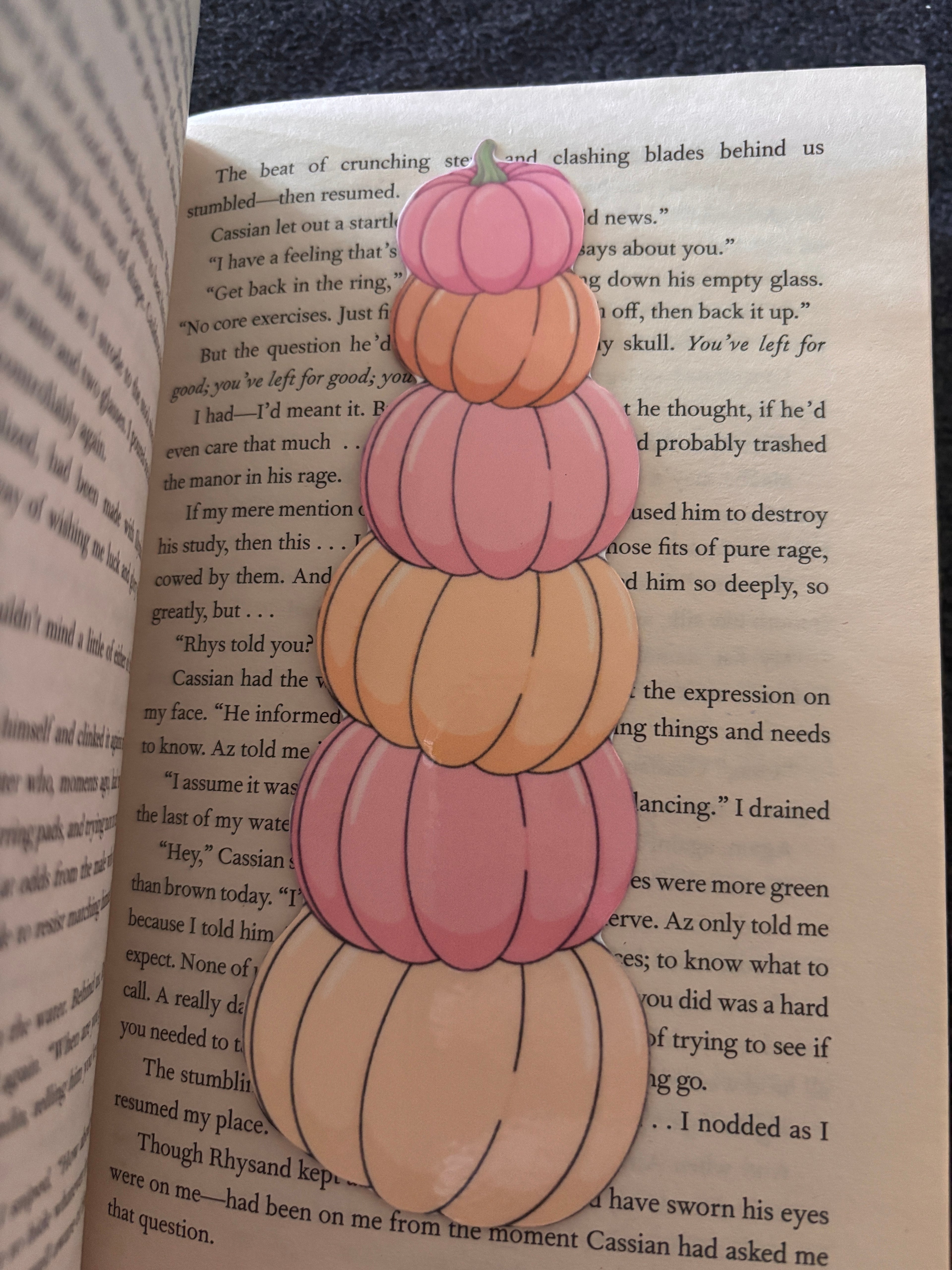Pumpkin stack bookmark
