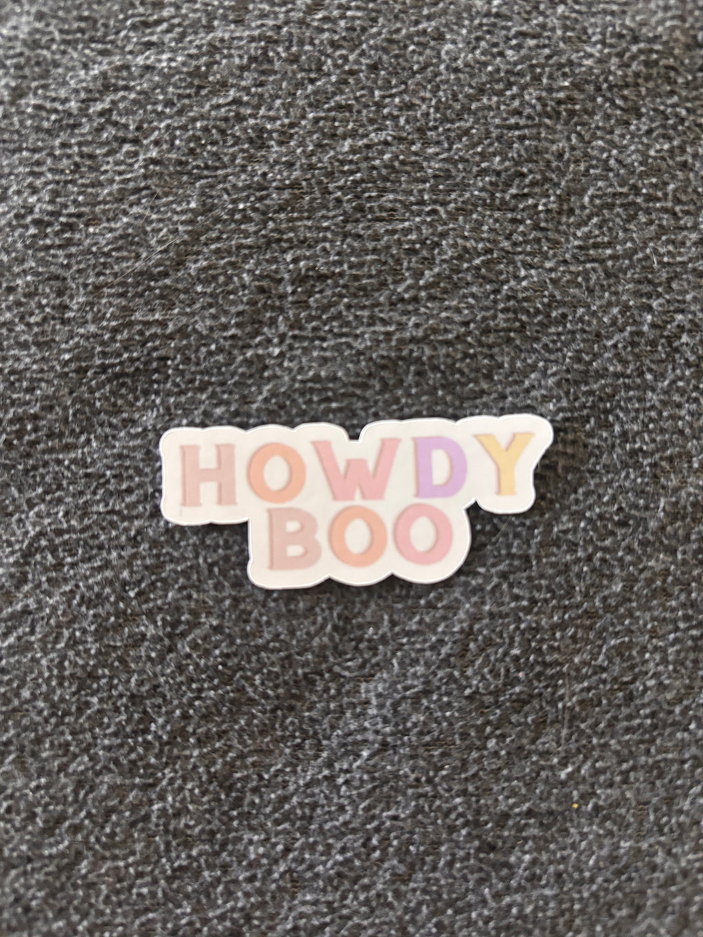 Howdy boo stickers