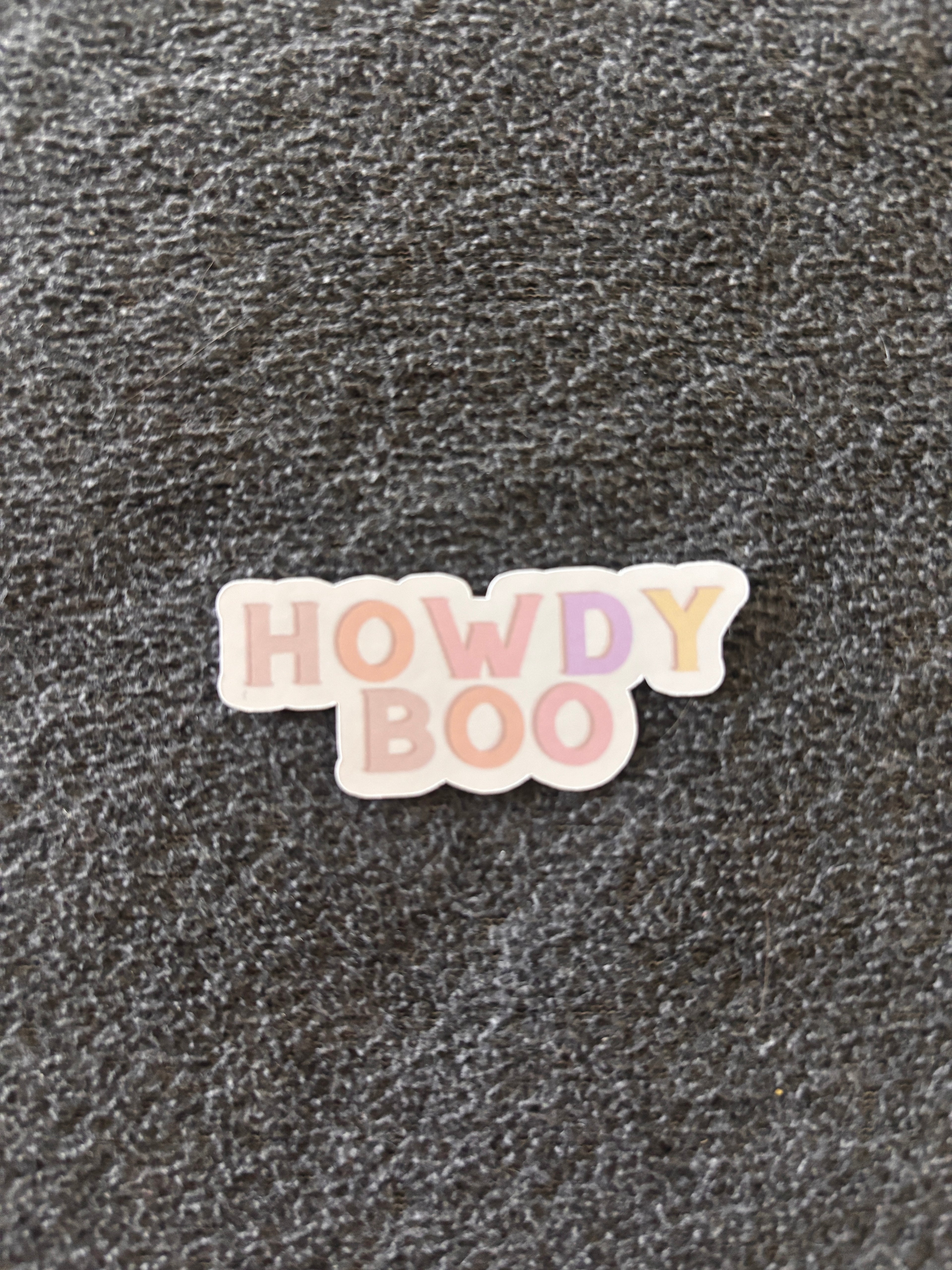 Howdy boo stickers