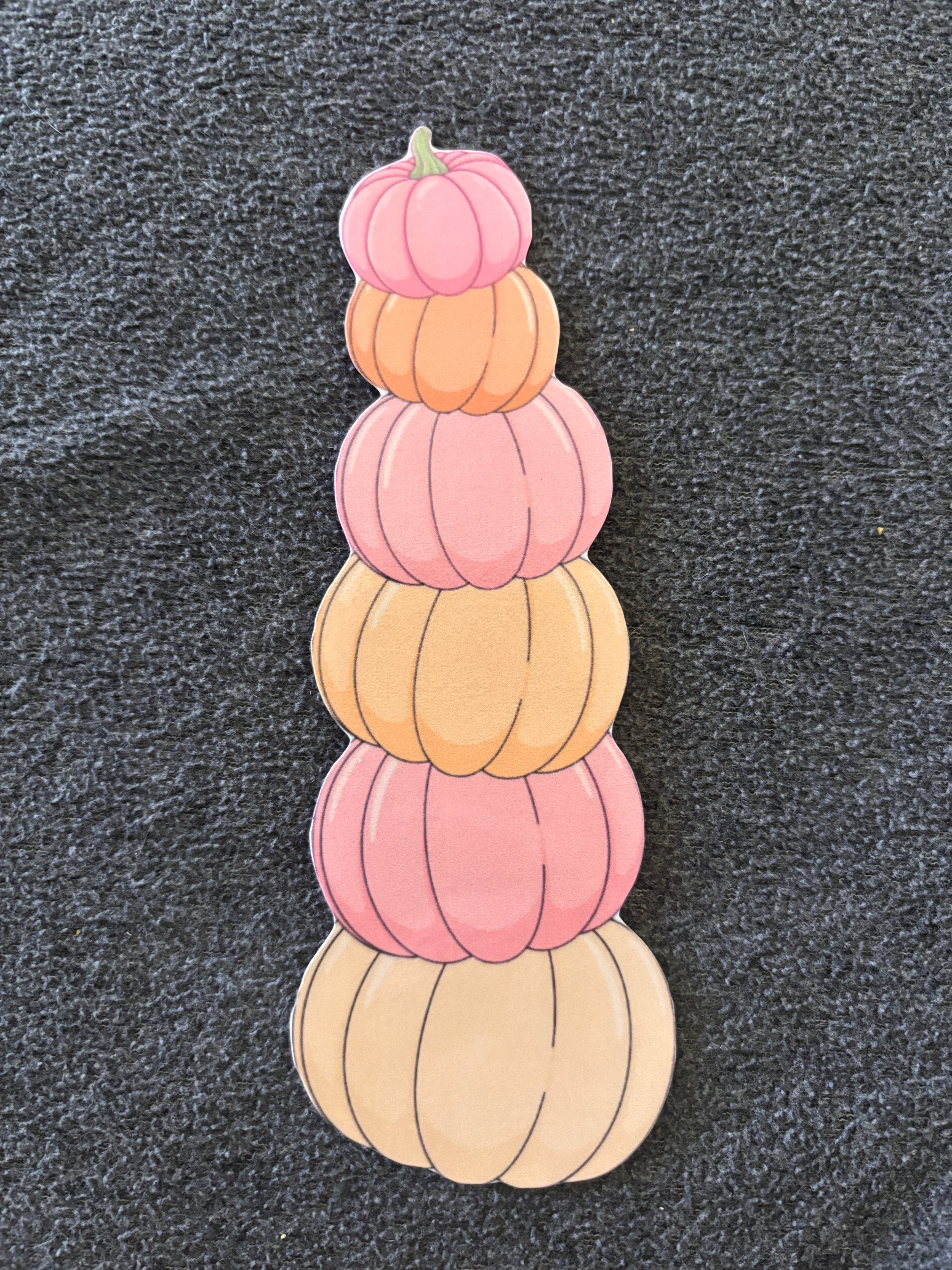 Pumpkin stack bookmark