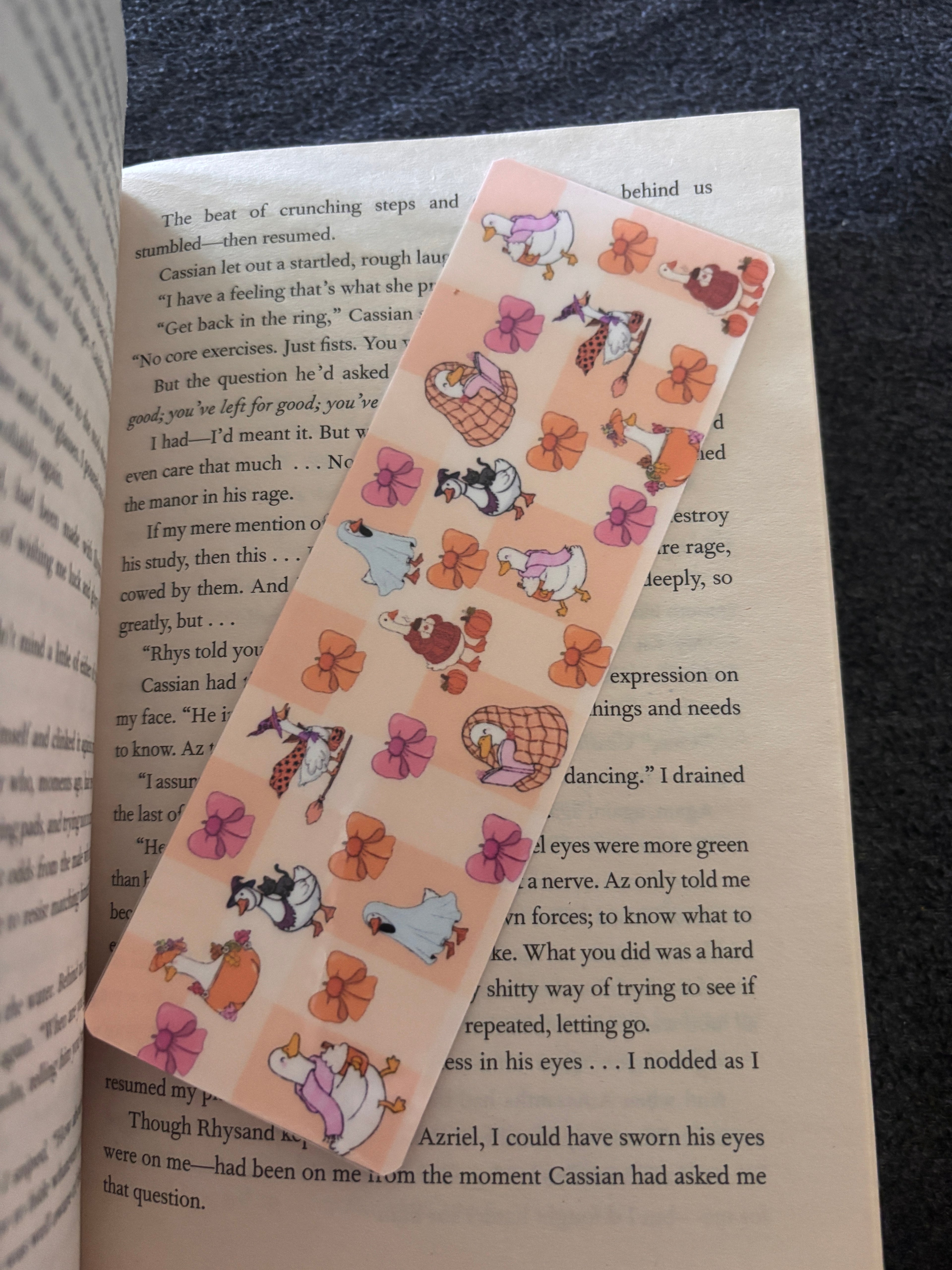 Silly goose reading club bookmark