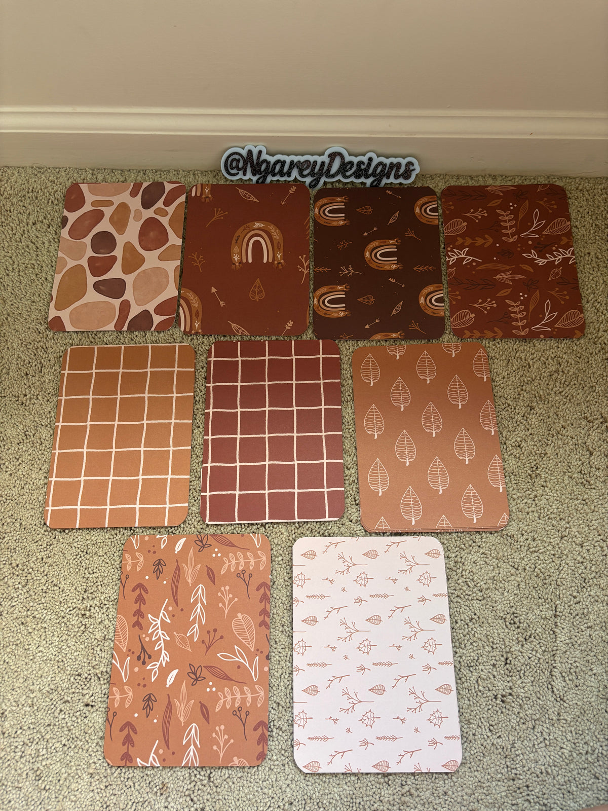 DIY Kindle inserts Fall