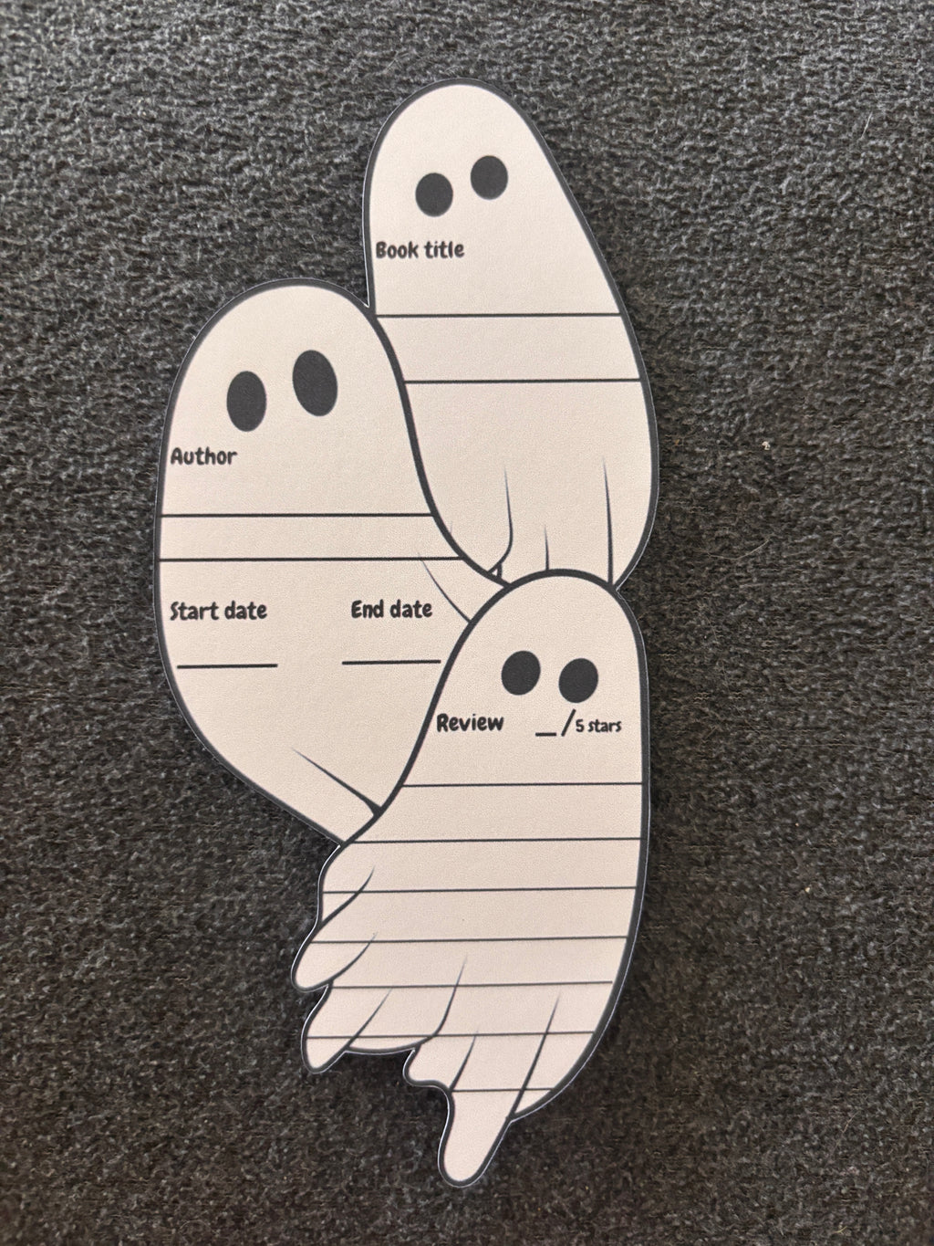 Boo-ok log (set of 3)