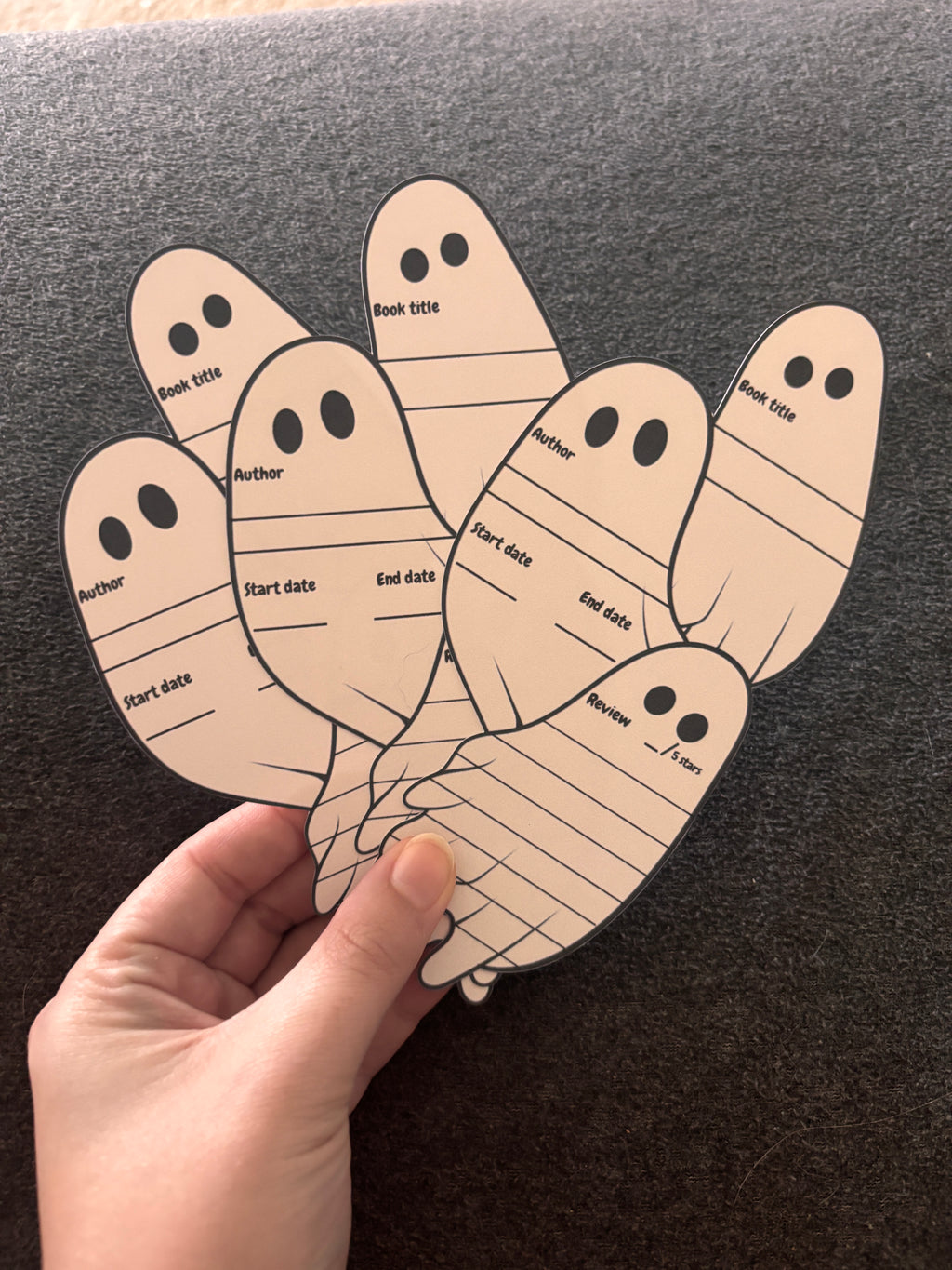 Boo-ok log (set of 3)