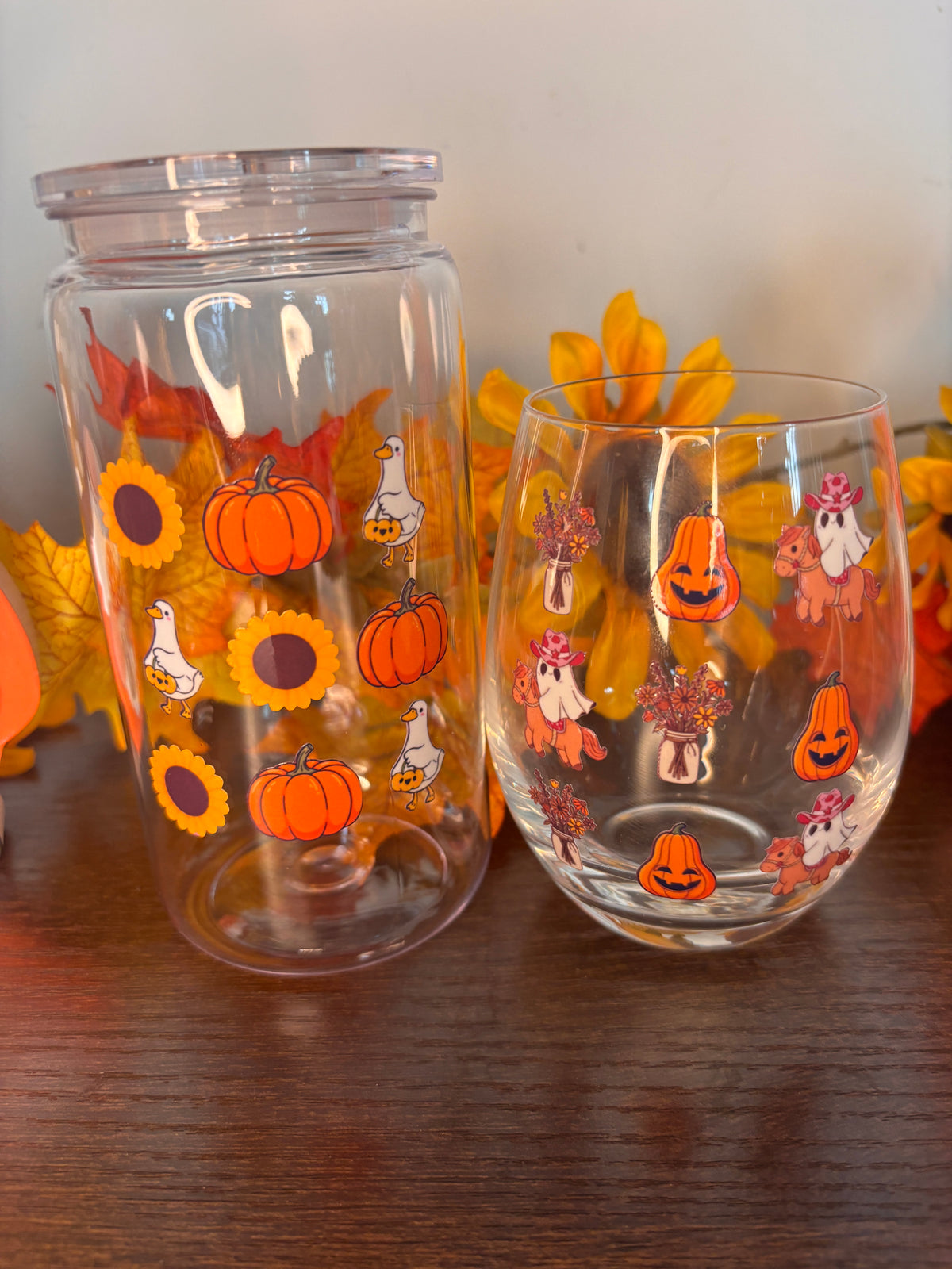 Fall cheer cups