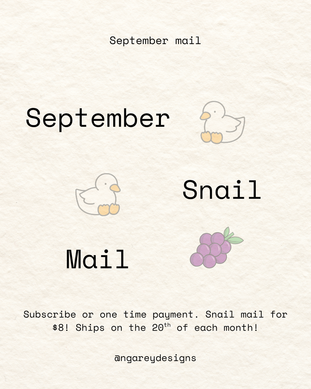 Snail mail