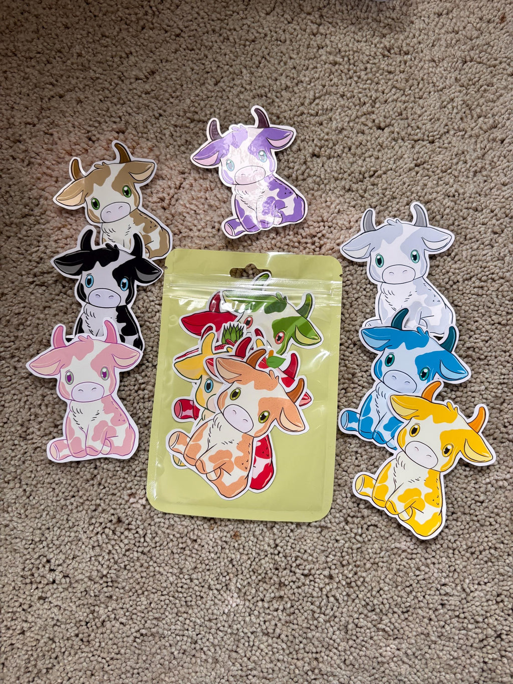 Mystery Sticker Bundle – Customizable Set of 5, 10, or 15 Vinyl Stickers