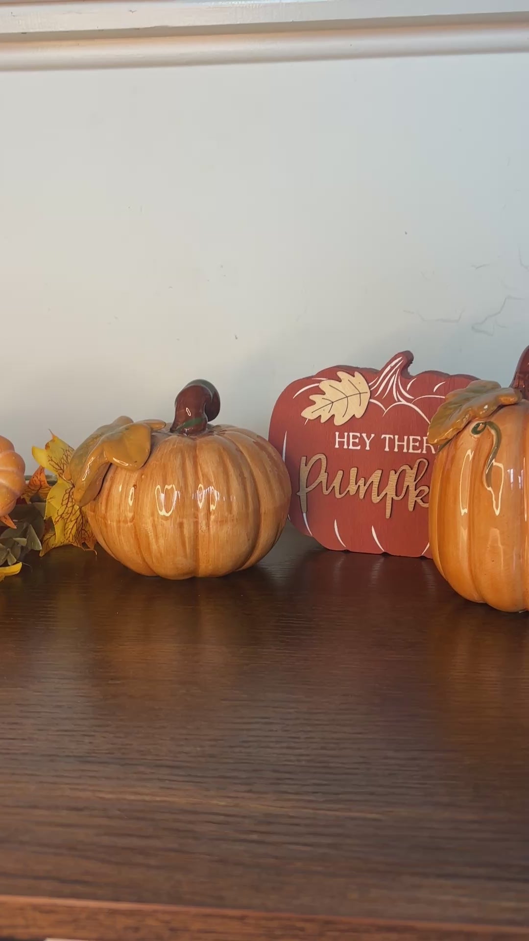 Hey there pumpkin stemless wine glass