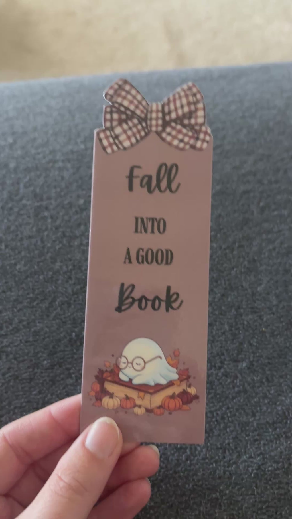 Fall into a bookmark