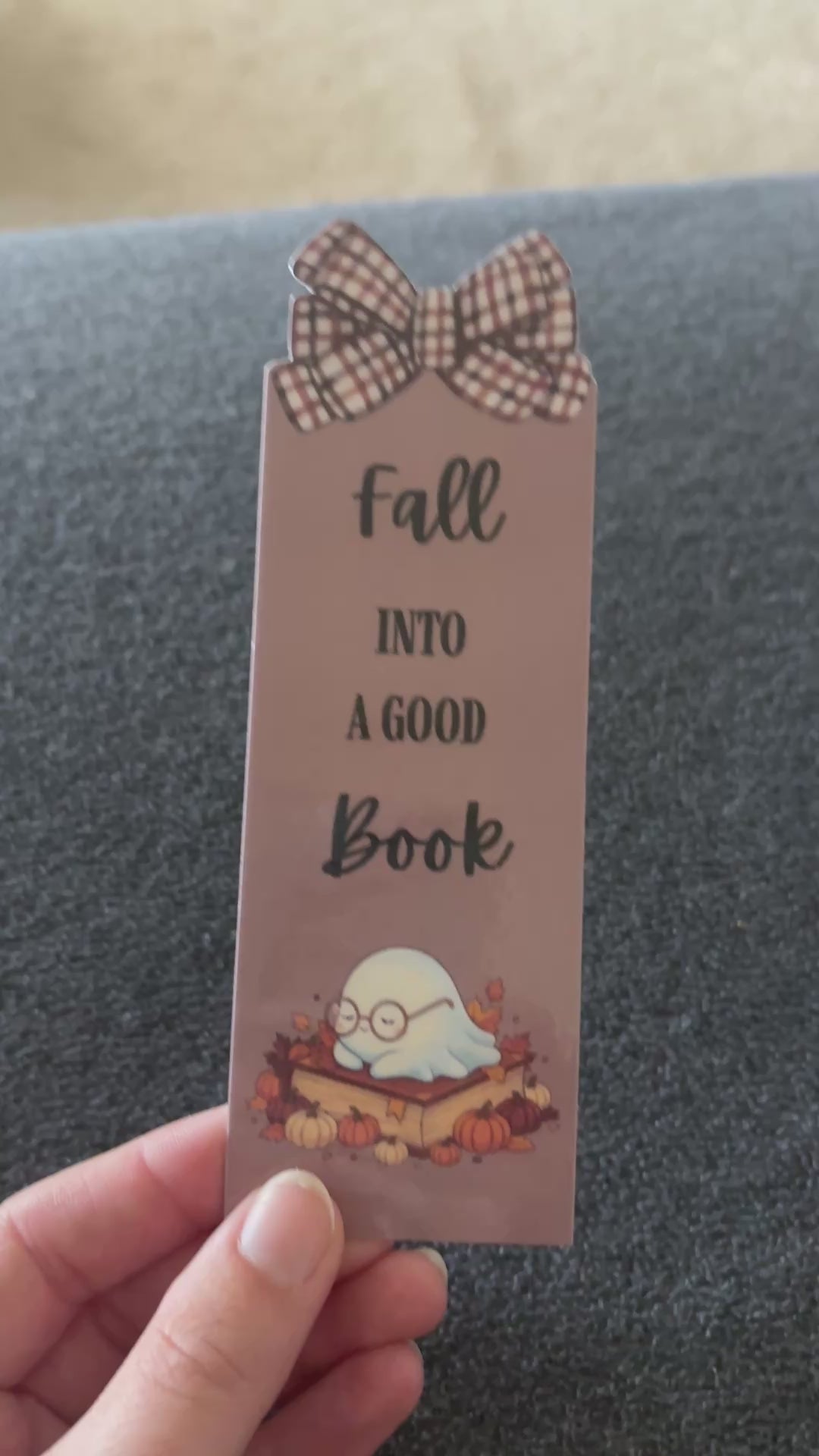 Fall into a bookmark