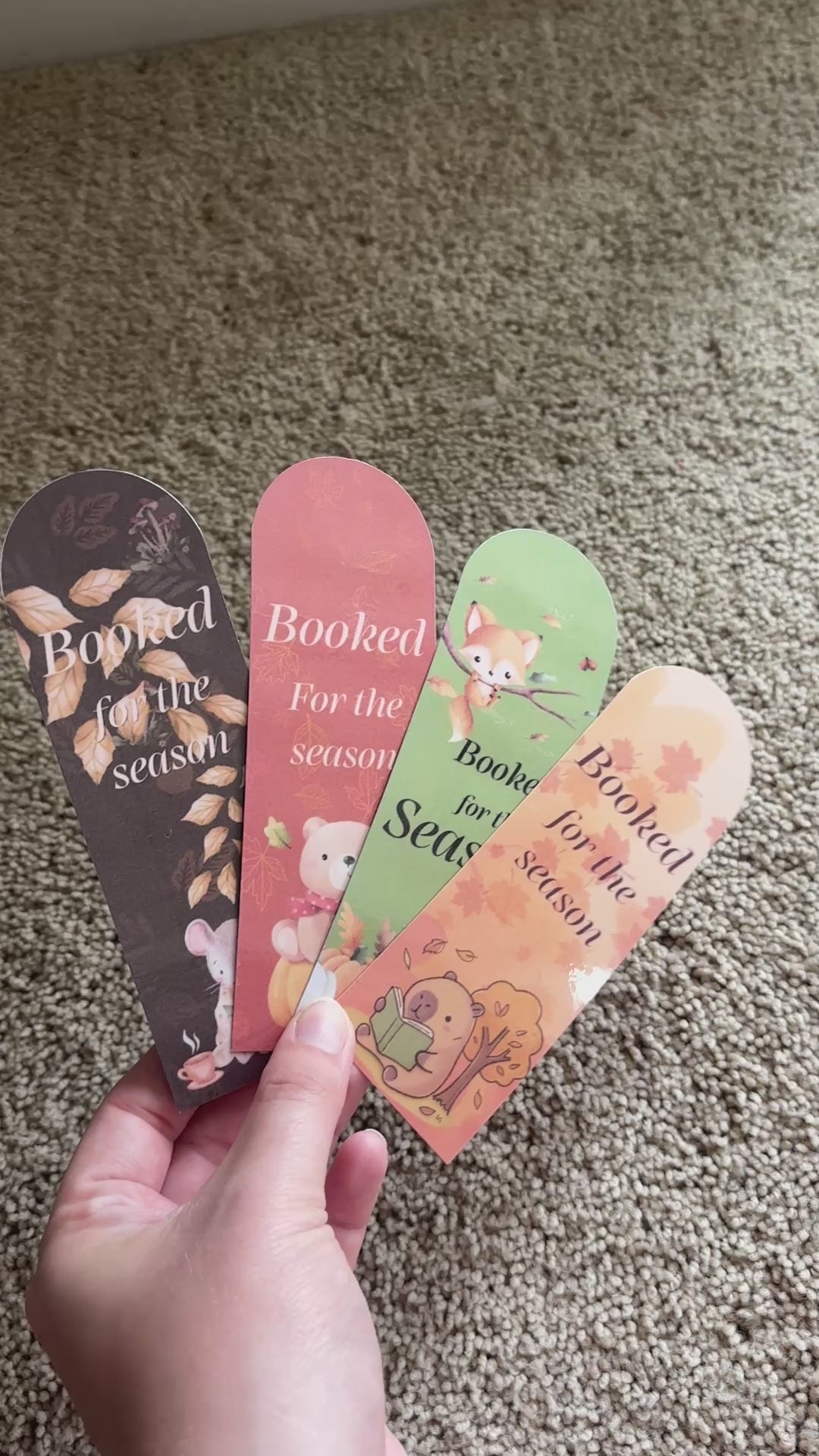 Booked for the season bookmark